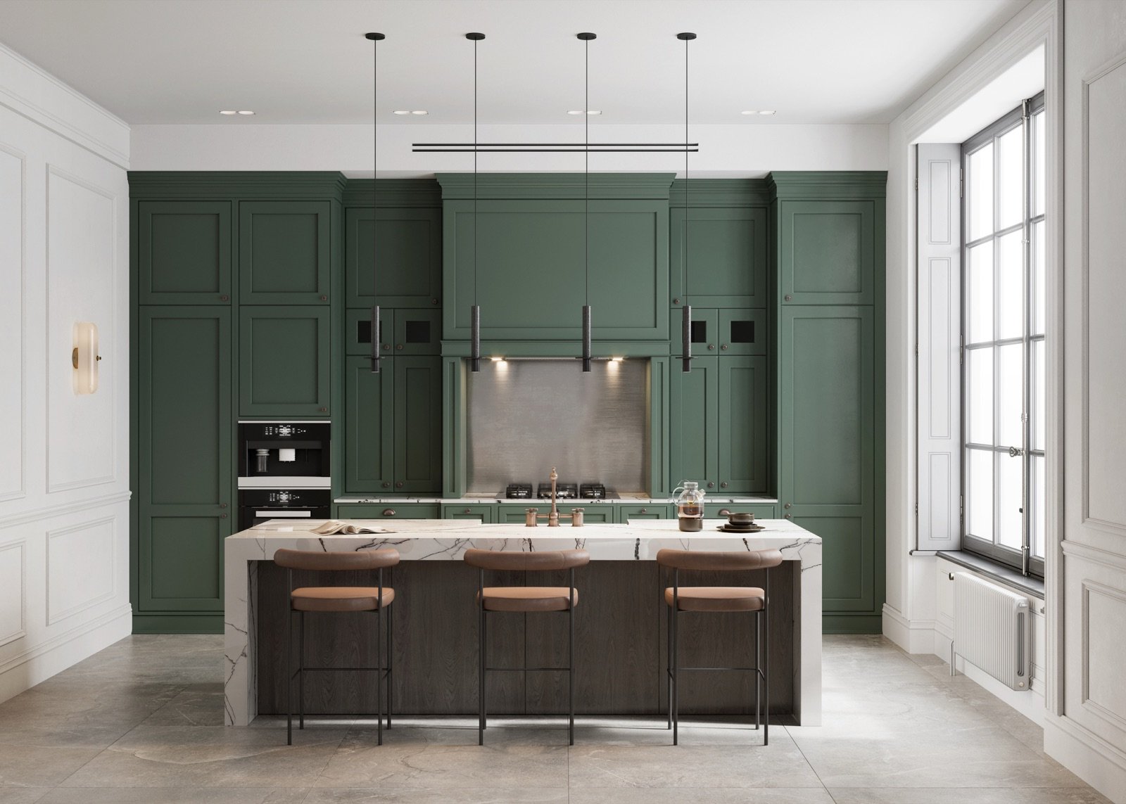 Kitchen cabinets